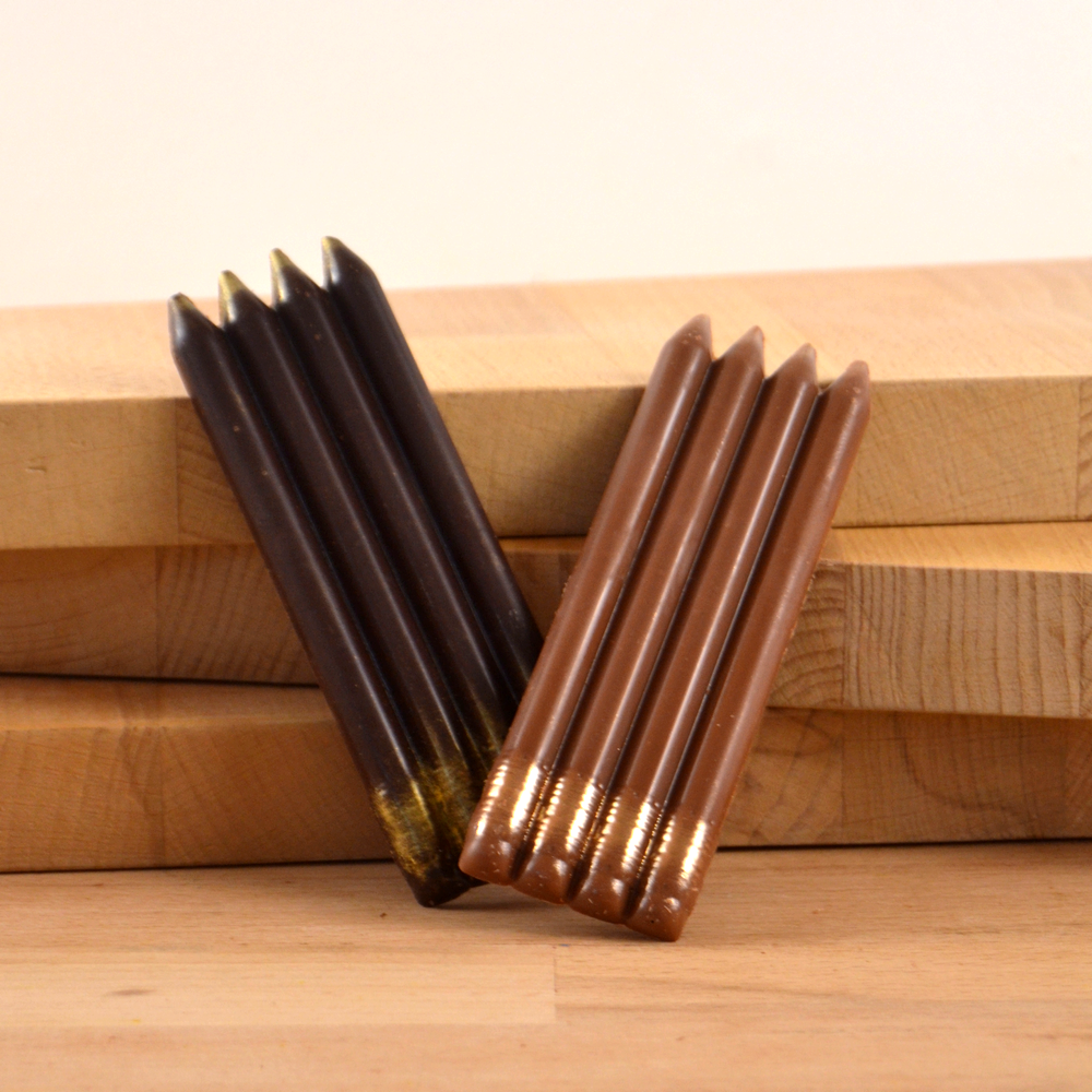 Crayons en chocolat