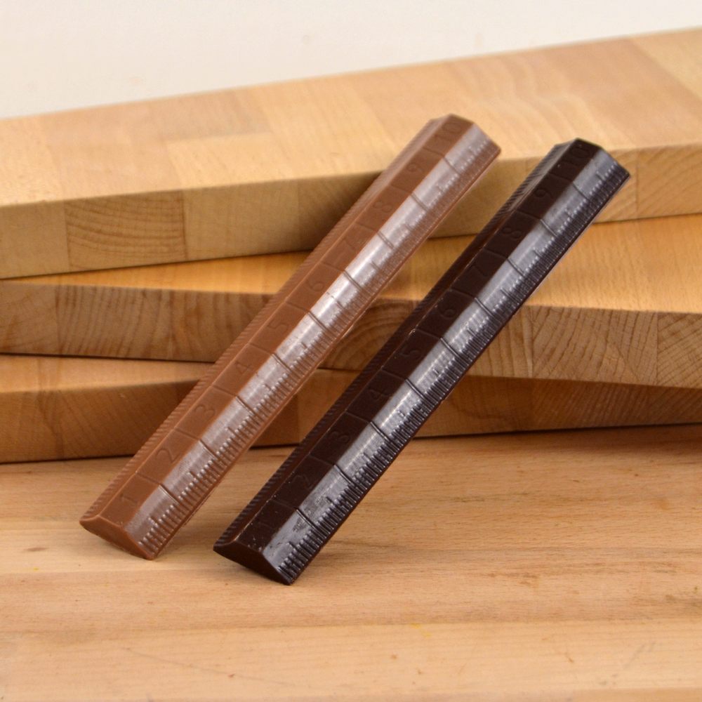 Règles en chocolat