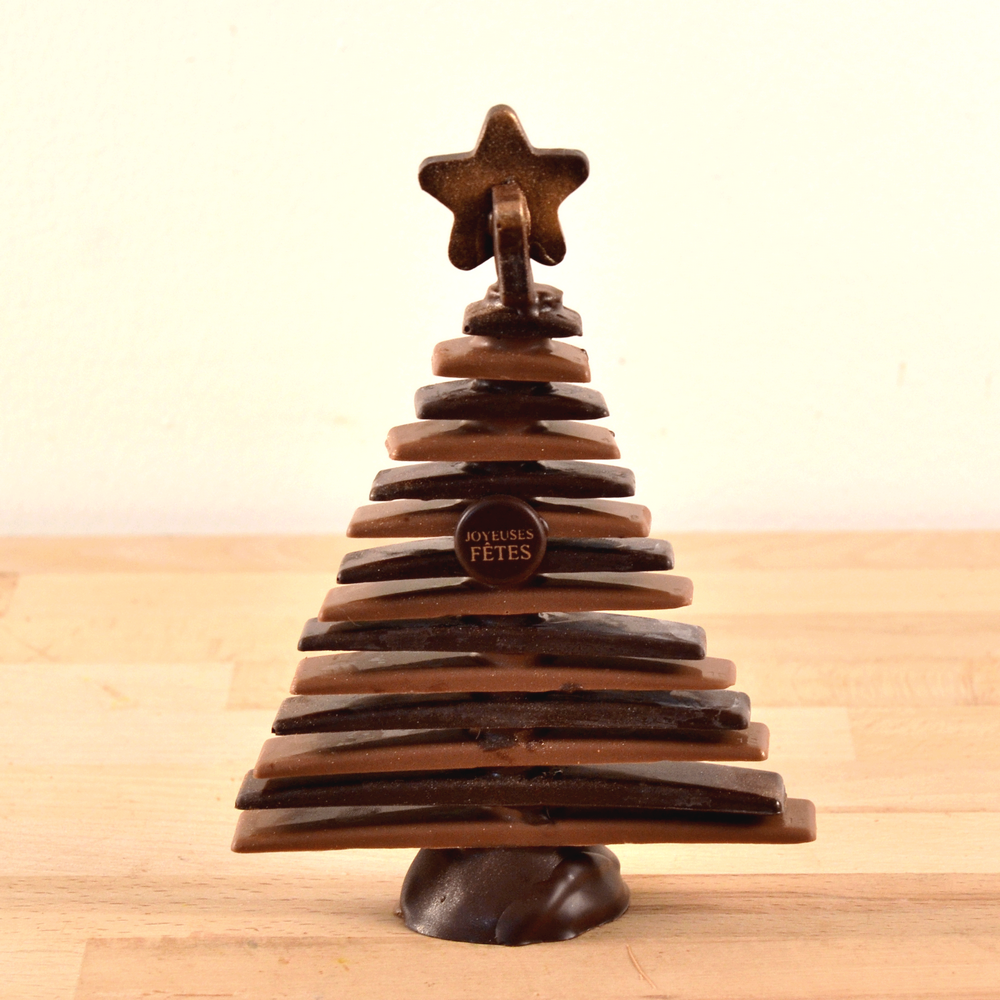 Sapin mistral sur rocher au praliné